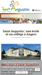 Mobile Screenshot of collegesaintaugustin-angers.com